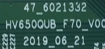 T-CON ORIGINAL PARA TV VIZIO / INSIGNIA / PHILIPS / NUMERO DE PARTE 44-9771601C / 47-6021332 / HV650QUB_F70_V00 / PANEL'S BOEI750WQ1 / TPT750WR-QUBF91.K / DISPLAY HV750QUB-F91 / MODELOS V755-J04 / V755-J04 LBNFE5 / NS-75F301NA22 / 75PUL7552/F7 - Imagen 2